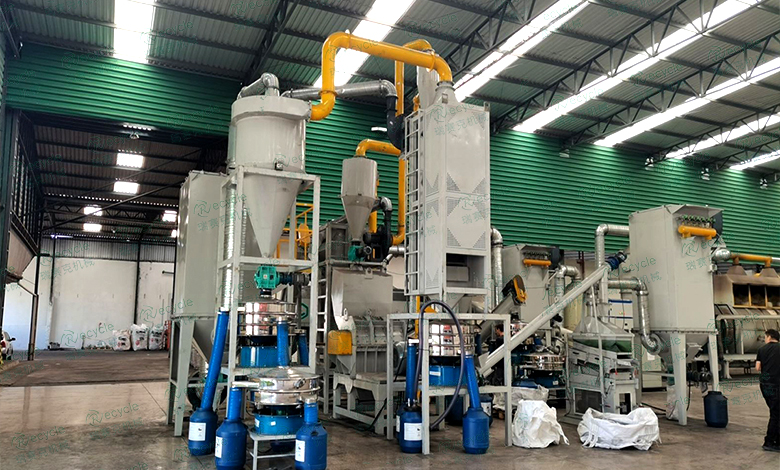 廢舊鋰電池正負極片處理設(shè)備